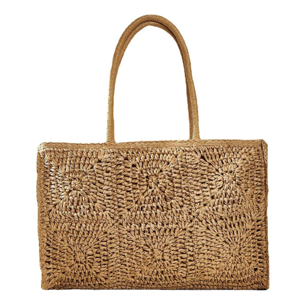 Ethnic Straw Bag "Santorini"