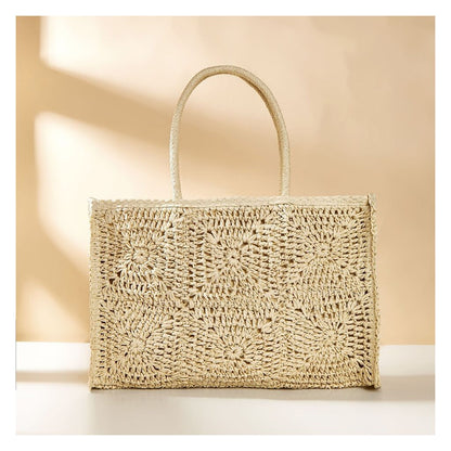 Ethnic Straw Bag "Santorini"