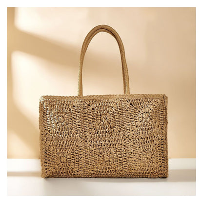 Ethnic Straw Bag "Santorini"