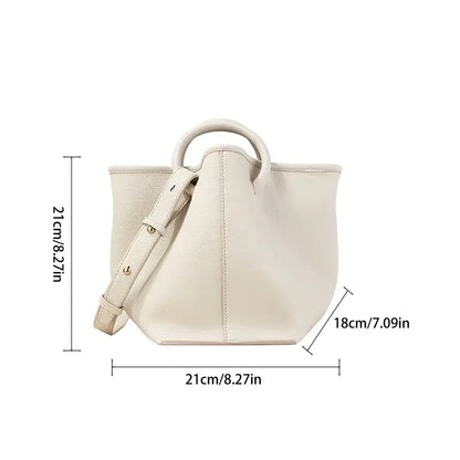 Beuteltasche aus PU-Kunstleder mit Etui