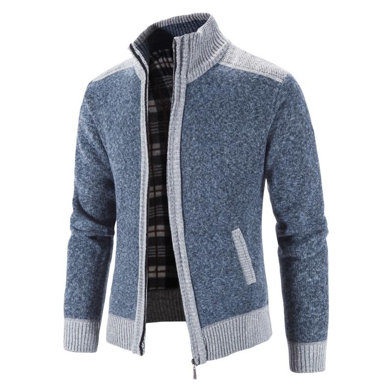 Plush Zip Cardigan “Fabio”