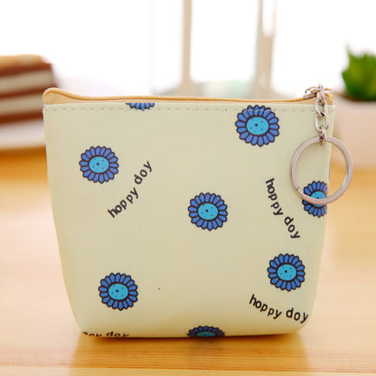 Floral Coin Purse, Faux Leather (PU)