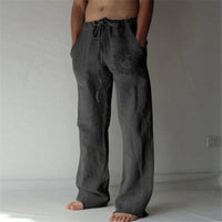 Herren Leinenhose mit Kordelzug "Samlona"