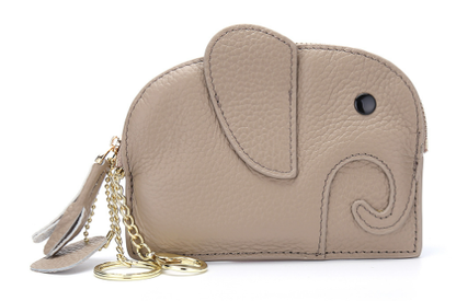 Leather Elephant Coin Purse