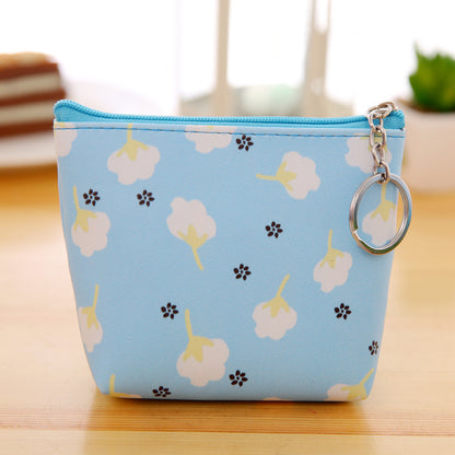 Floral Coin Purse, Faux Leather (PU)