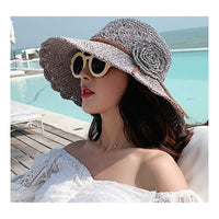 Foldable Floral Visor "Cannes"