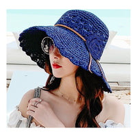Foldable Floral Visor "Cannes"