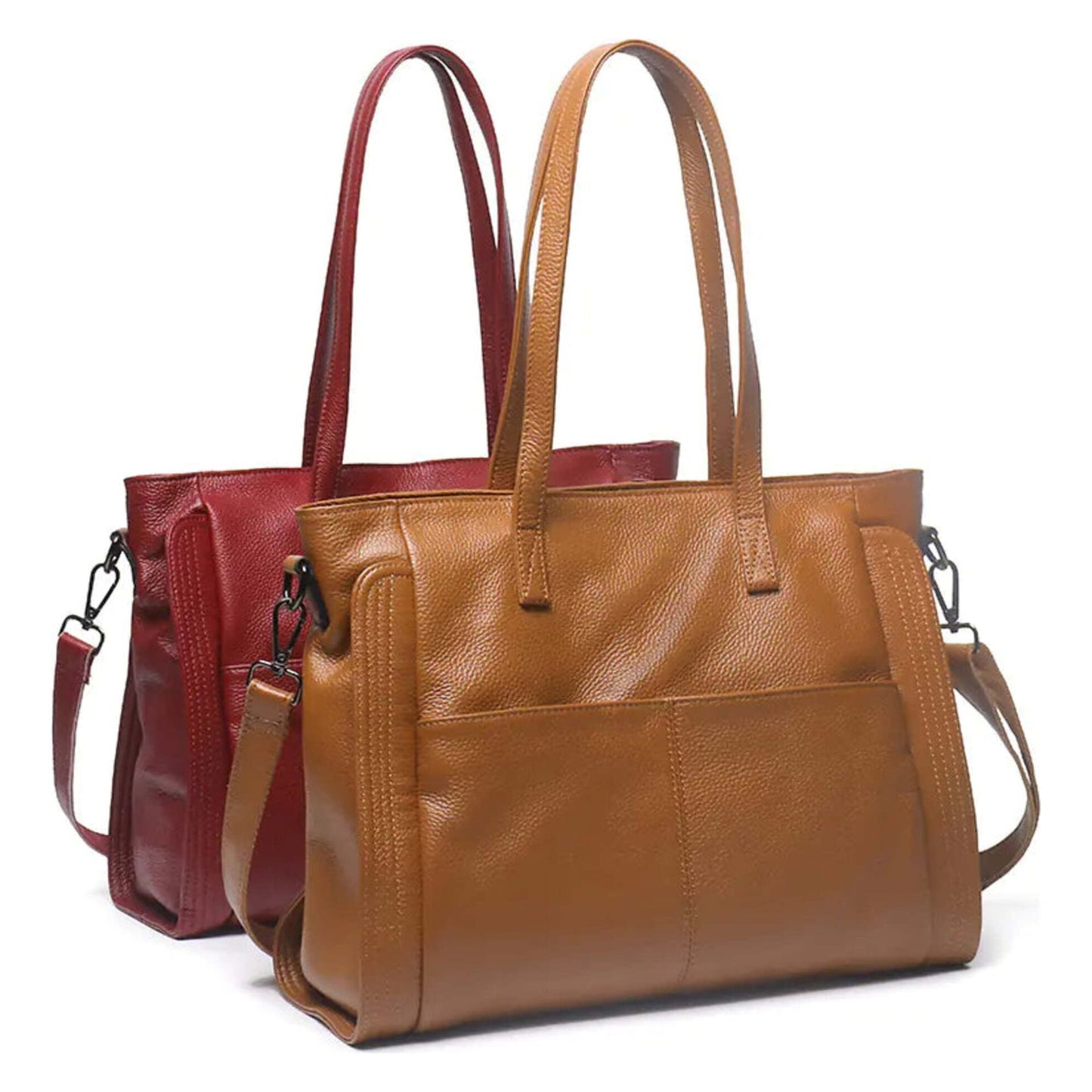 Fashionable Leather Women's Tote and Crossbody Bag