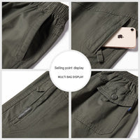 Men's Summer Thin Cotton Cargo Shorts (Loose Fit)