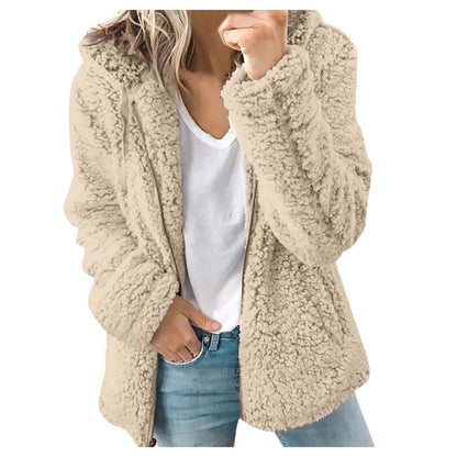 Teddyfleece-Kapuzenjacke „Clara“