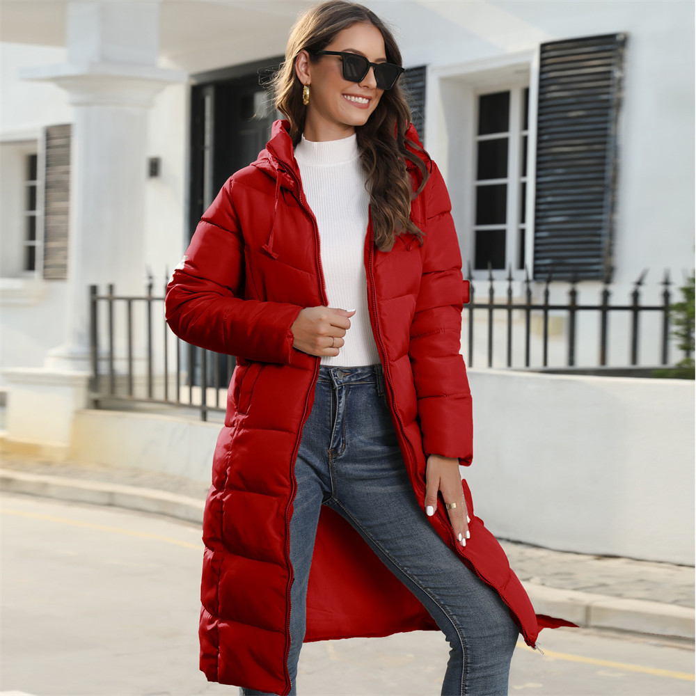Long Slim Puffer Coat “Siri”