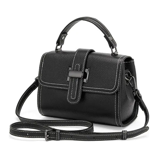 Genuine Leather Crossbody Small Square Shoulder Bag