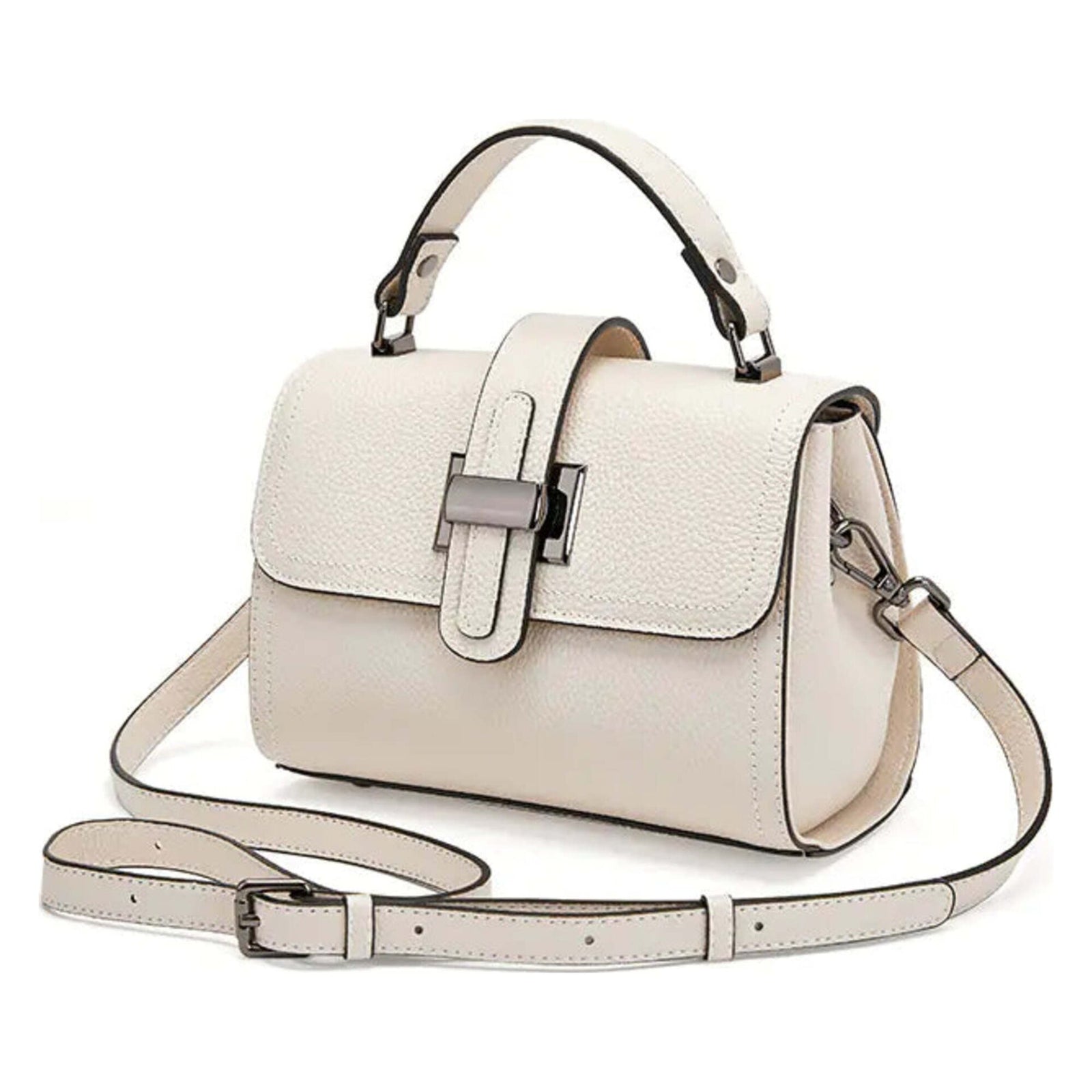 Genuine Leather Crossbody Small Square Shoulder Bag