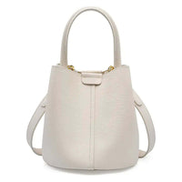 Genuine Leather Female Crossbody Bucket Bag