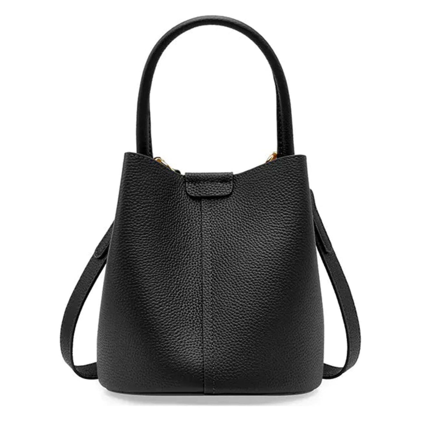 Genuine Leather Female Crossbody Bucket Bag