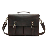 Genuine Leather Men's Crossbody Messenger Bag