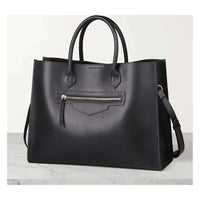 Genuine Leather Tote Bag for Women - Large Capacity
