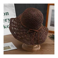 Handmade Crochet Straw Hat "Saint-Tropez"