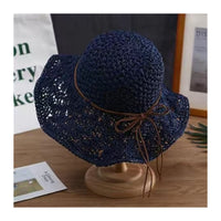 Handmade Crochet Straw Hat "Saint-Tropez"