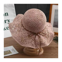 Handmade Crochet Straw Hat "Saint-Tropez"