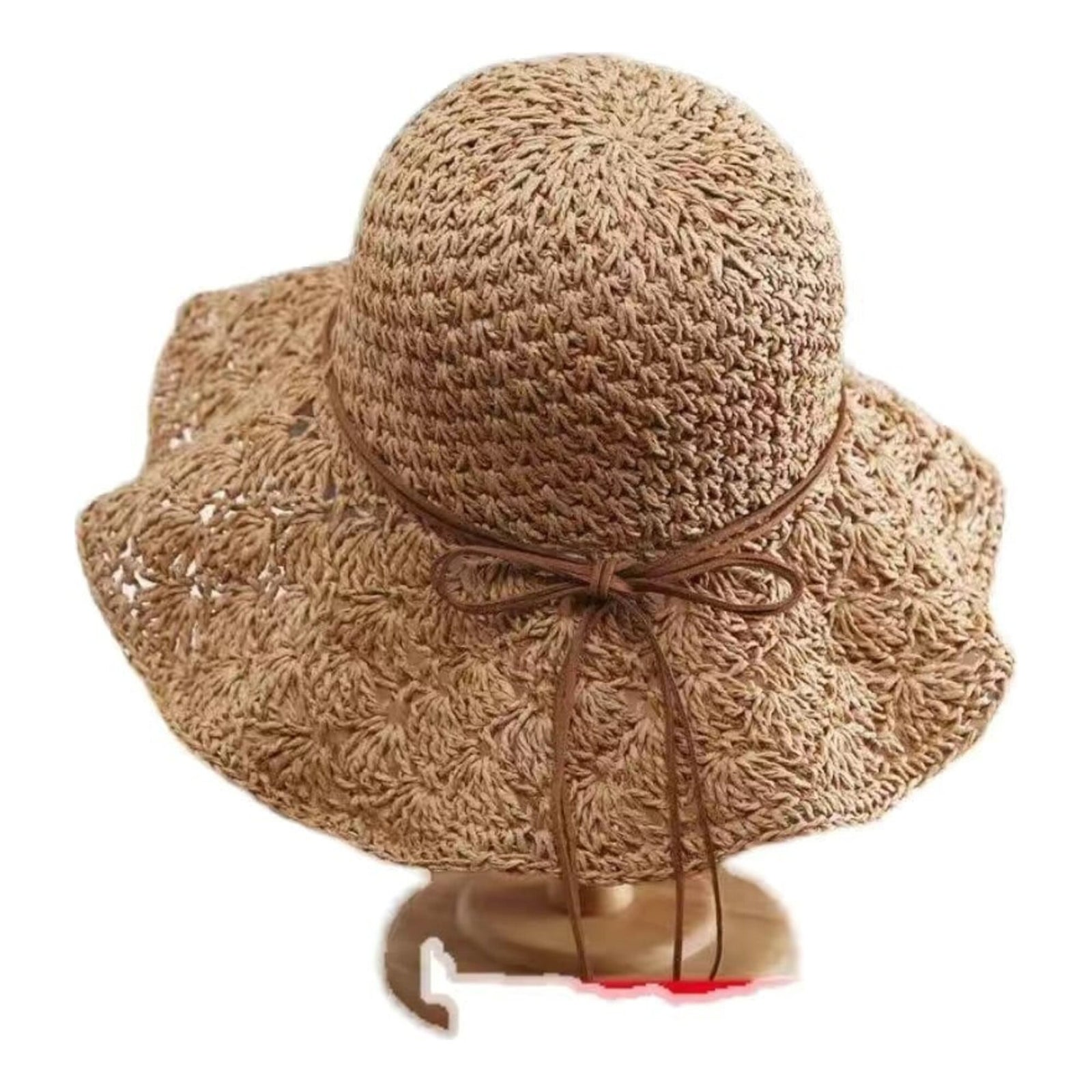 Handmade Crochet Straw Hat "Saint-Tropez"