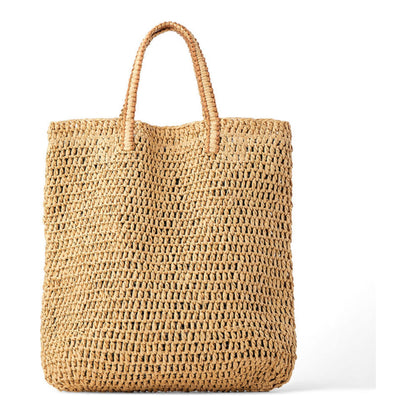 Premium Strohtasche "Ibiza" | Sommer Shopper