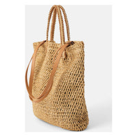 Premium Straw Tote "Ibiza" | Zevvo