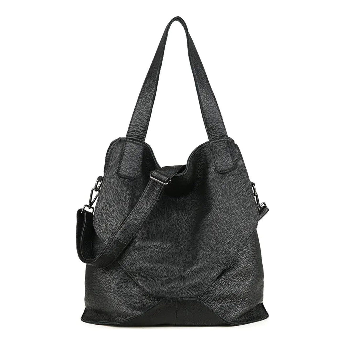 Large Capacity Leather Bucket Bag