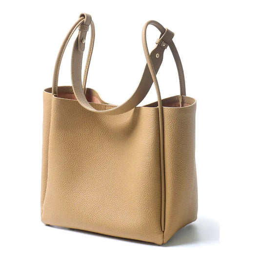 Large Capacity Leather Crossbody Shoulder Handbag