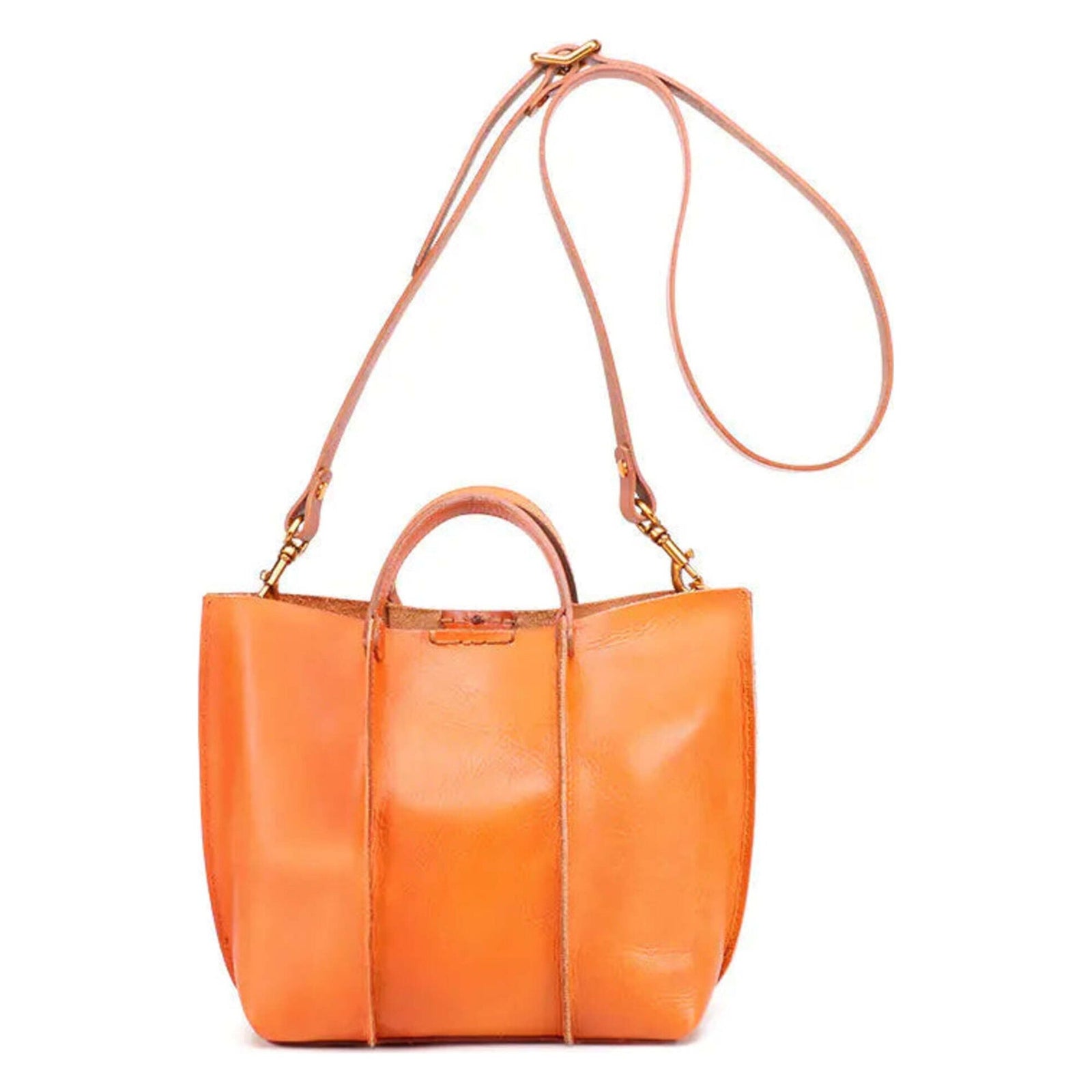 Layered Leather Handbag