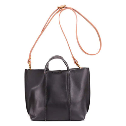 Layered Leather Handbag