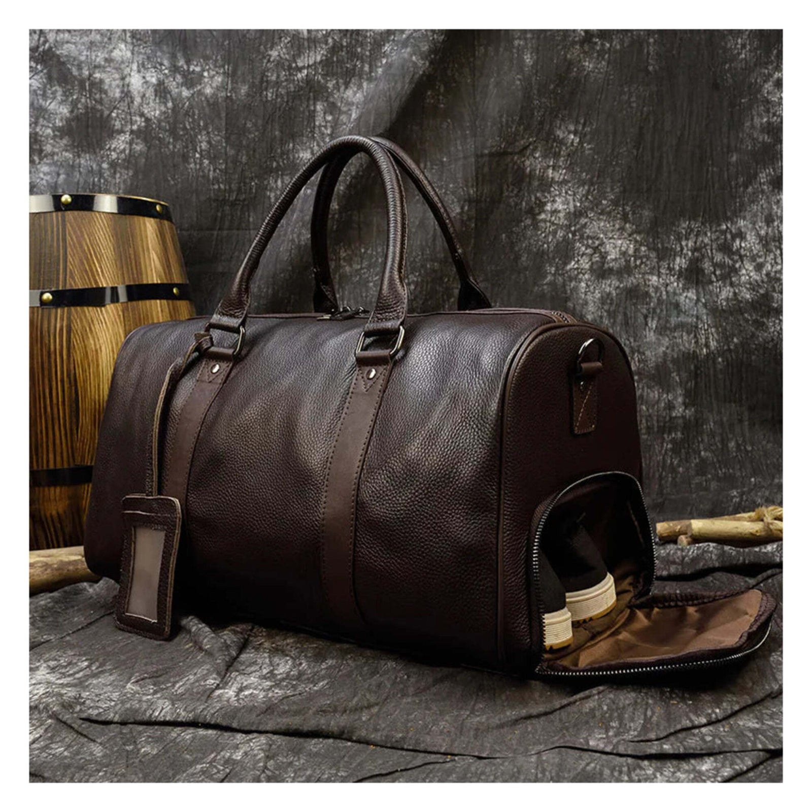 Leather Business Travel Bag