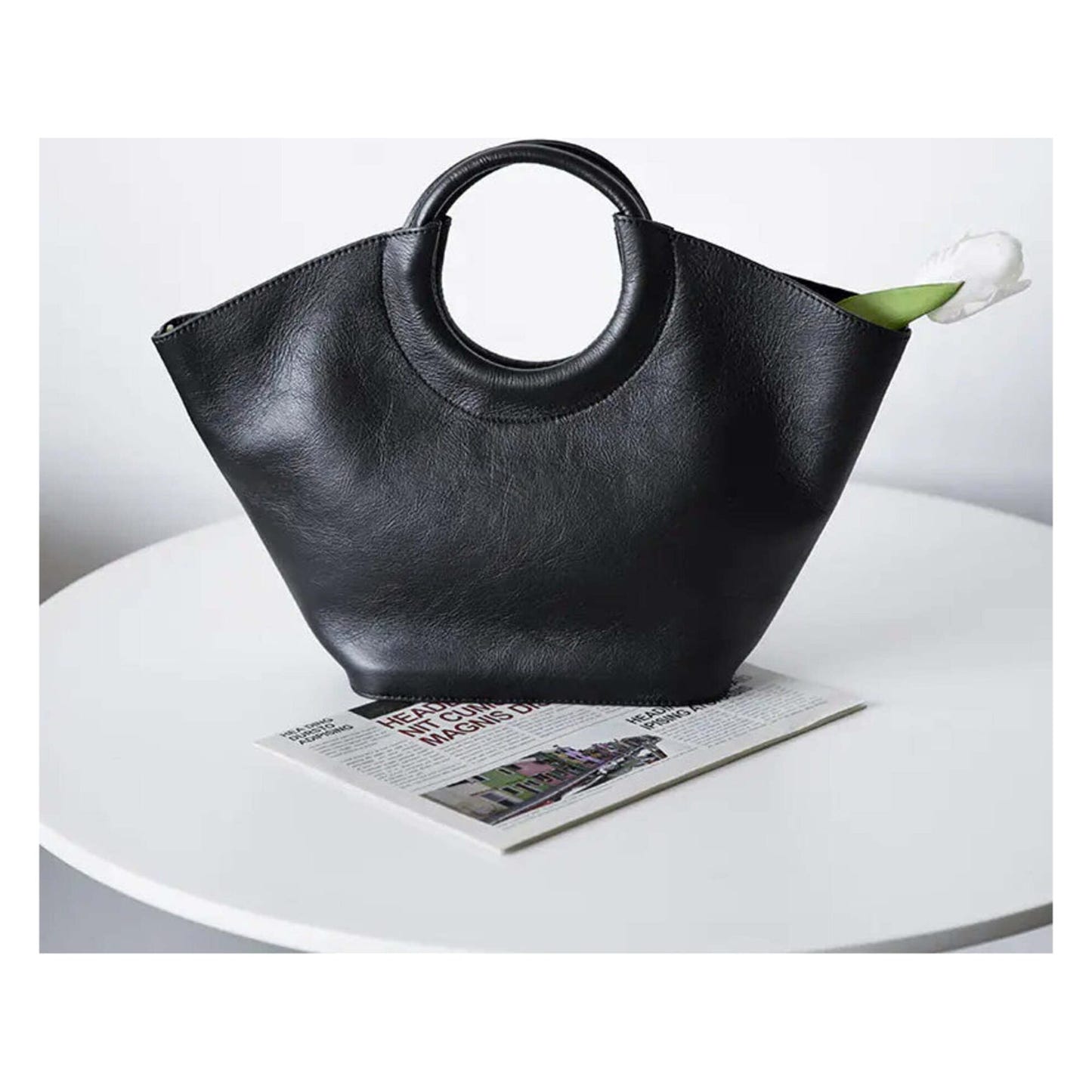 Leather Crossbody Shoulder Handbag