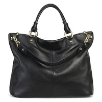 Leather Tote Bag for Women - Shoulder and Crossbody