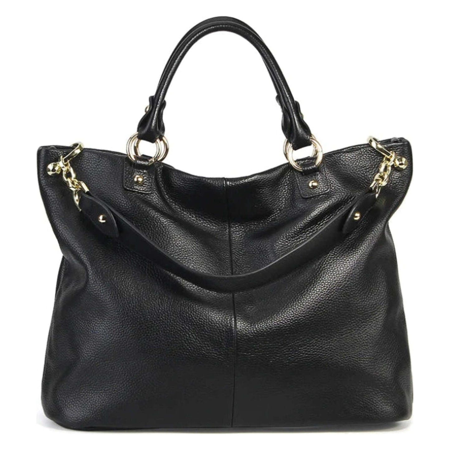 Leather Tote Bag for Women - Shoulder and Crossbody