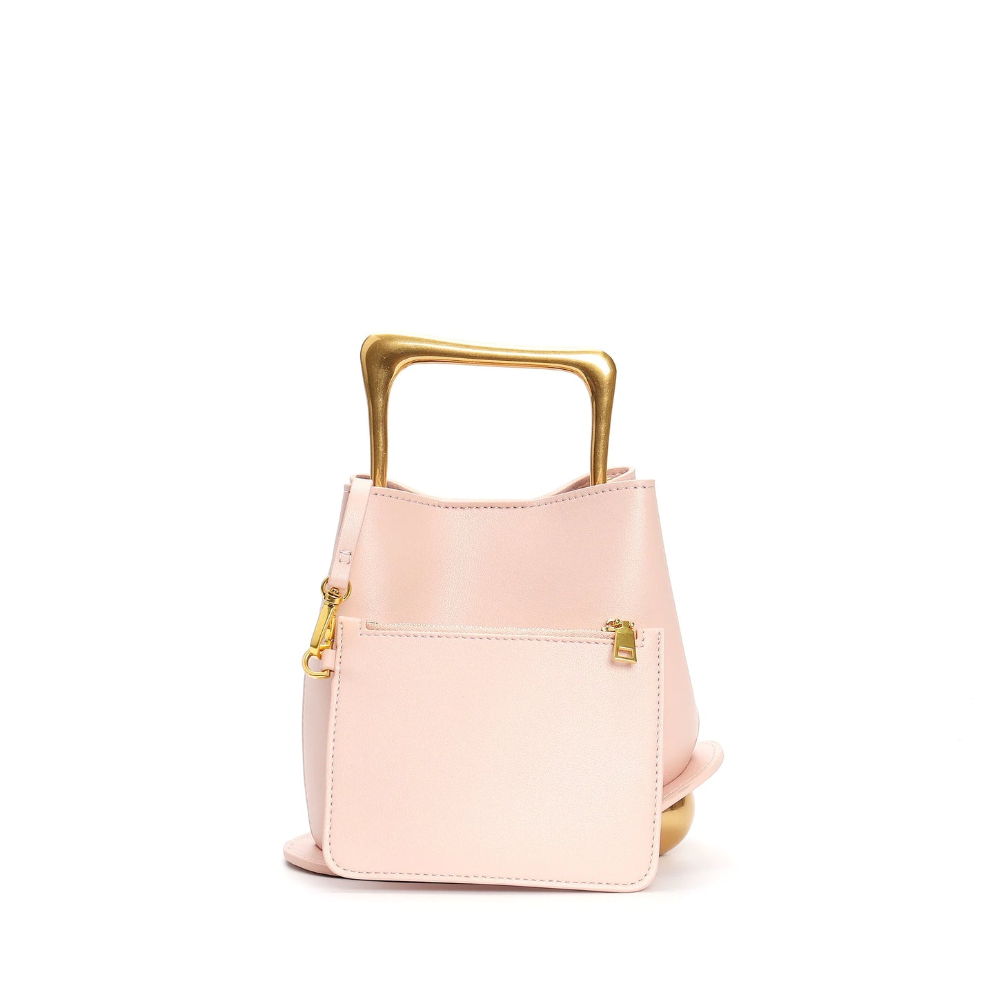 Women's Cowhide Leather Bucket Bag
