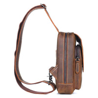 Men's Genuine Leather Crossbody Bag