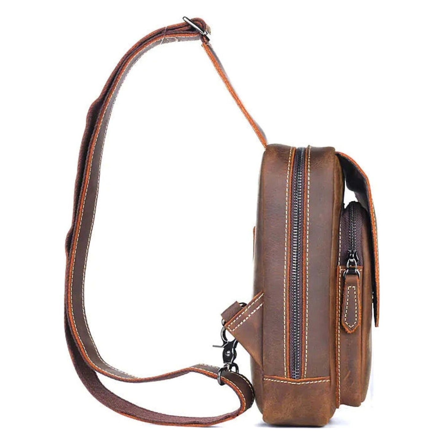 Men's Genuine Leather Crossbody Bag