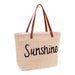 Boho Straw Beach Bag 