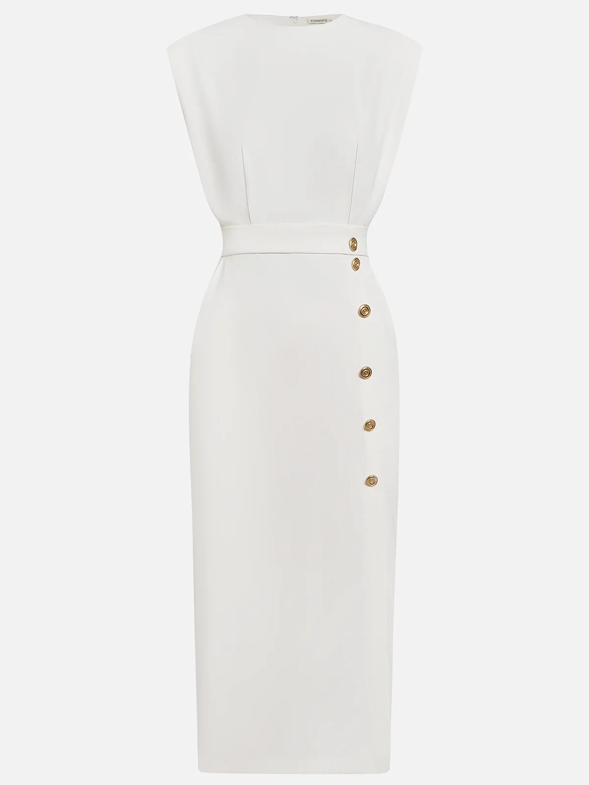 Structured Sleeveless Midi Dress “Stephanie”