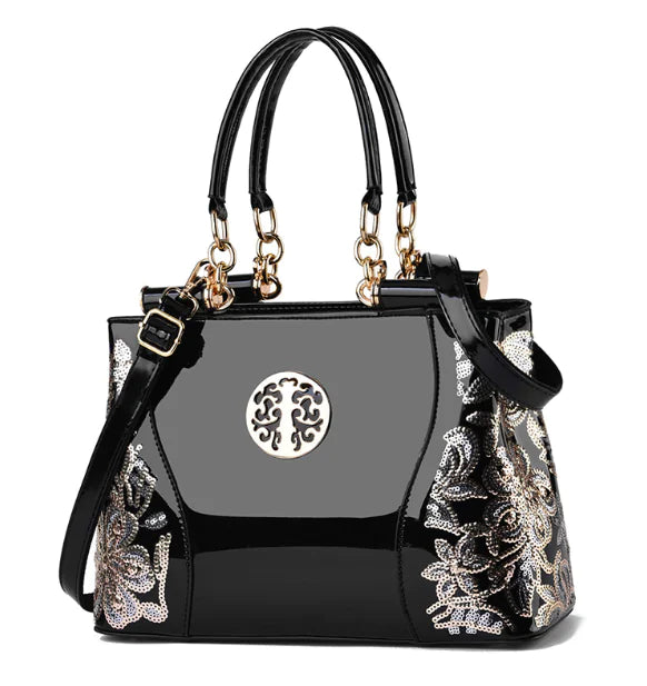 Women's Patent Leather Handbag