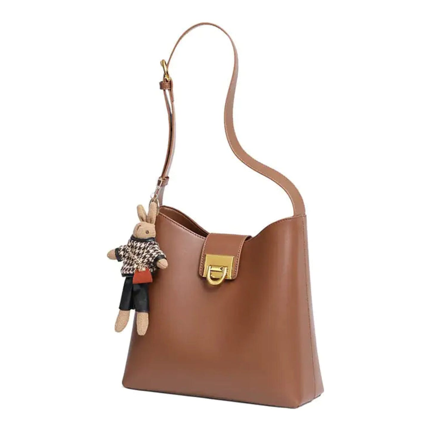 Trendy Leather Fashion Bucket Bag