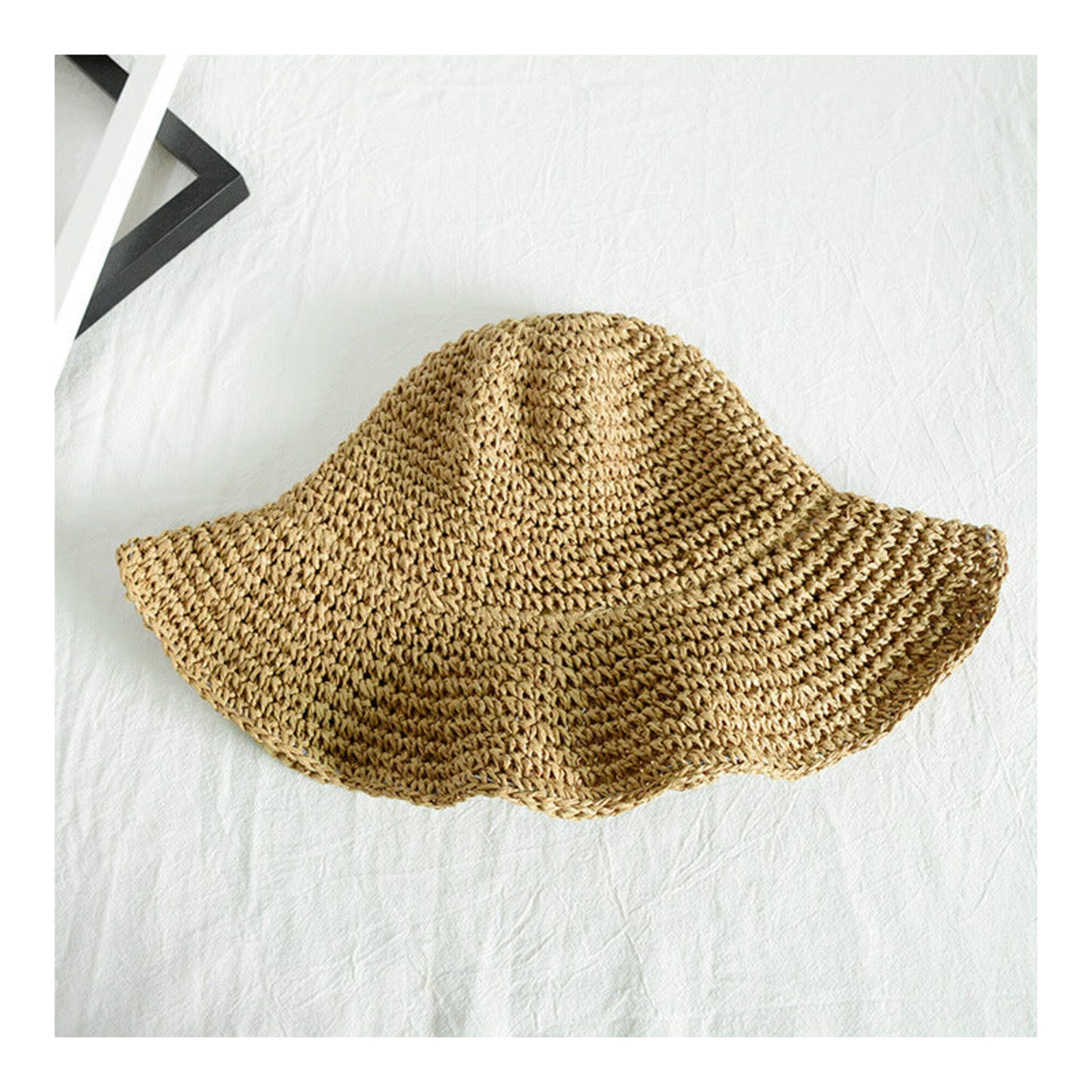 Foldable Embroidered Sun Hat "Monaco"