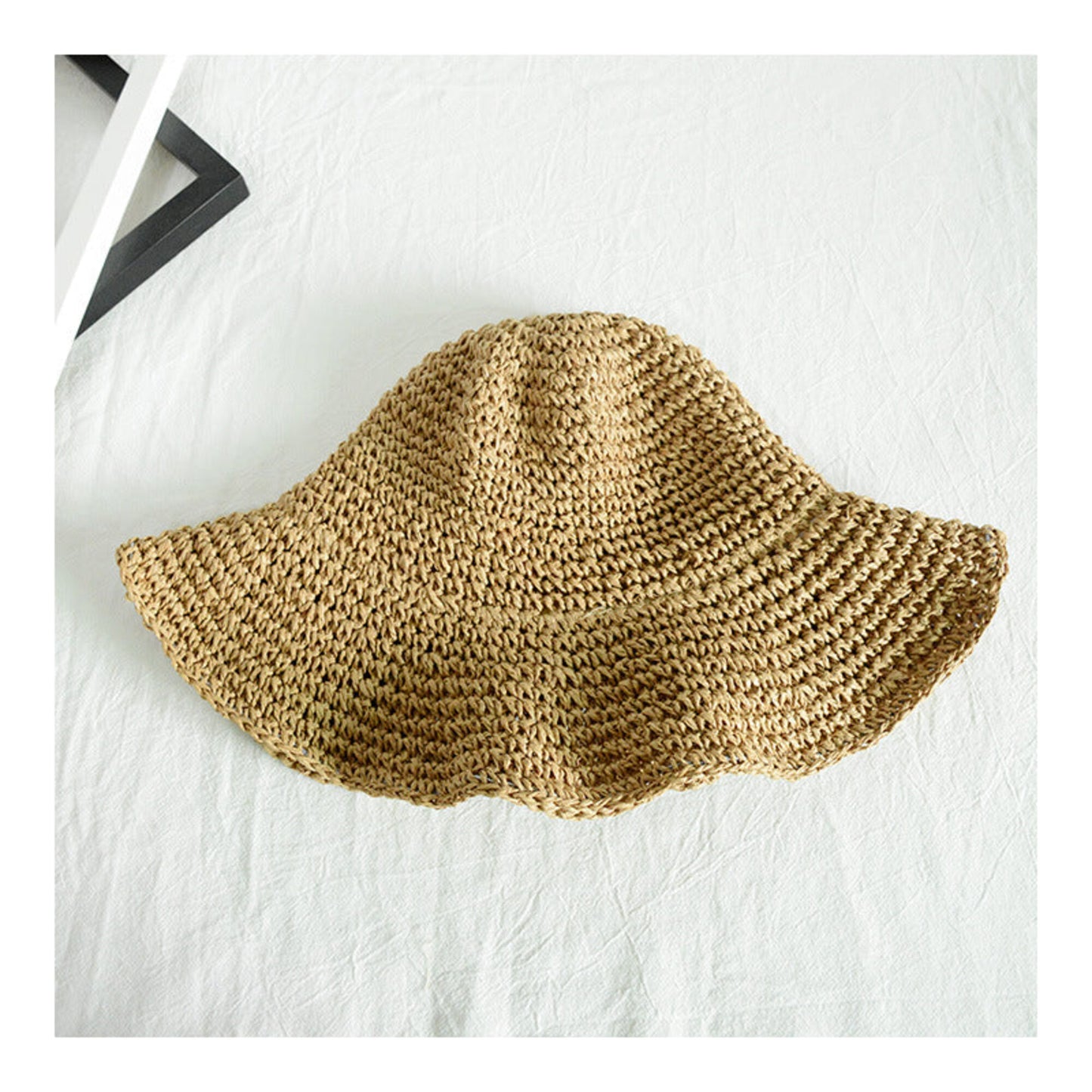 Foldable Embroidered Sun Hat "Monaco"
