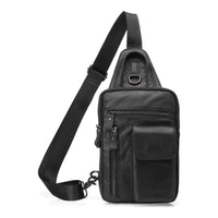 Vintage Casual Men's Shoulder Crossbody Bag in Leather