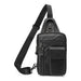 Vintage Casual Men's Shoulder Crossbody Bag in Leather
