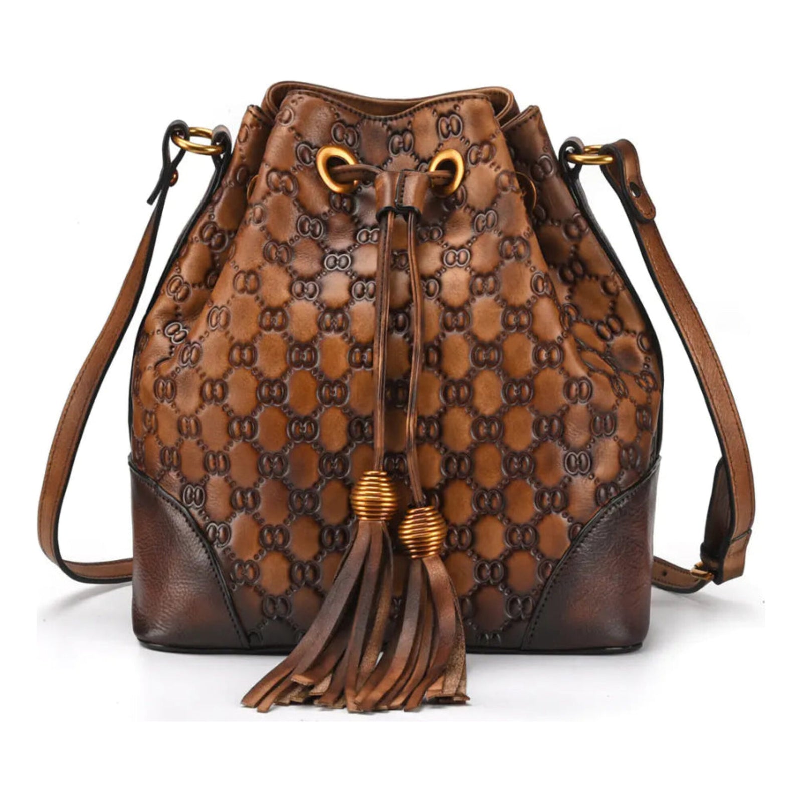 Vintage-Lederbeutel für Damen – Vielseitiges Design