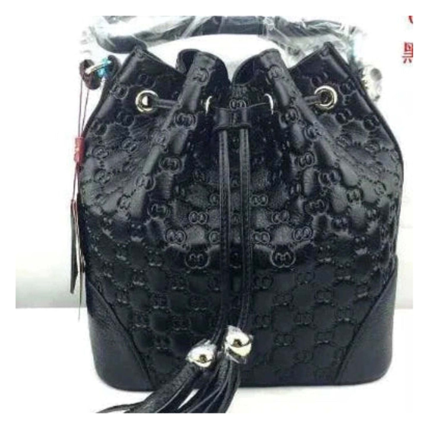 Vintage Leather Bucket Bag for Women - Versatile Design