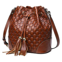 Vintage-Lederbeutel für Damen – Vielseitiges Design