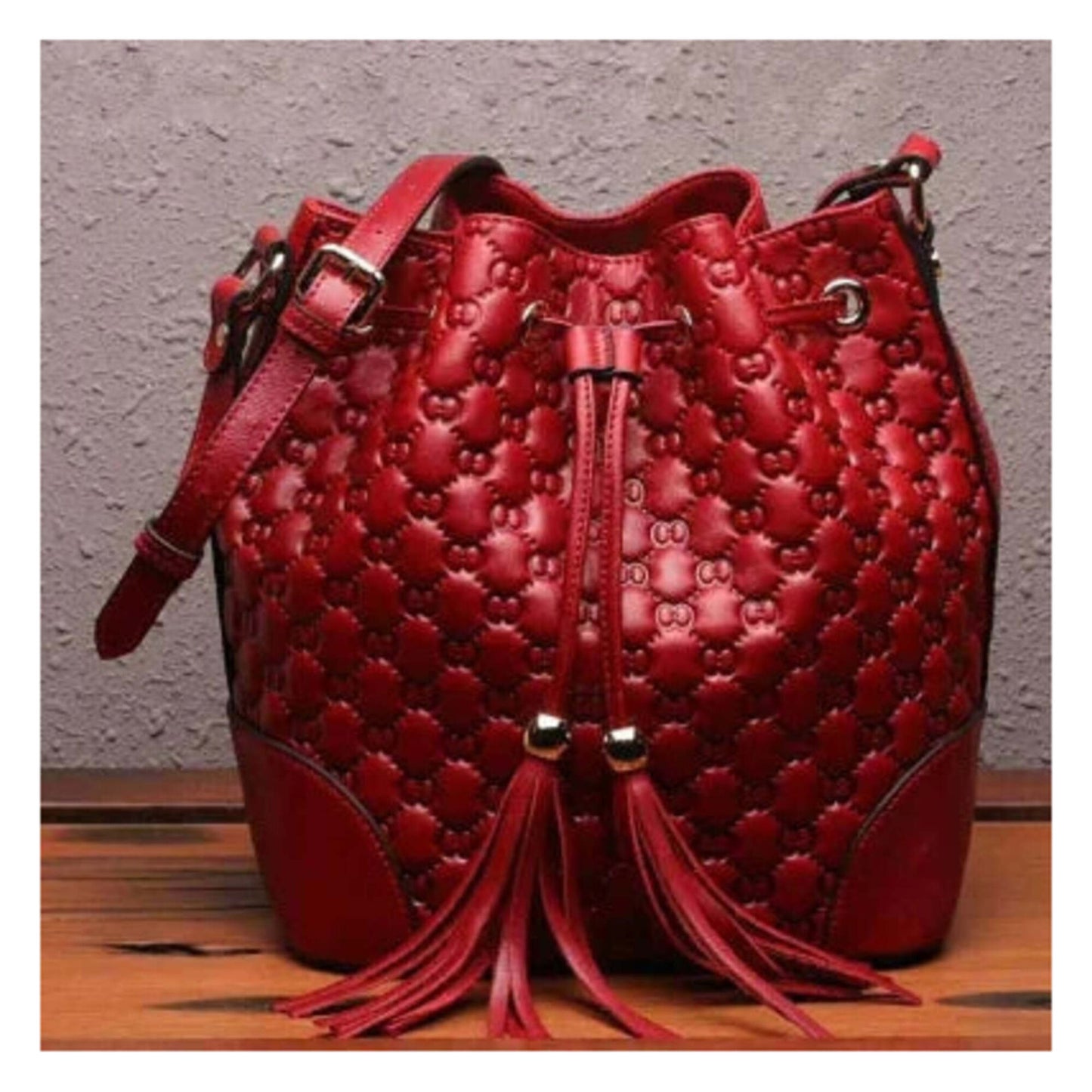 Vintage-Lederbeutel für Damen – Vielseitiges Design